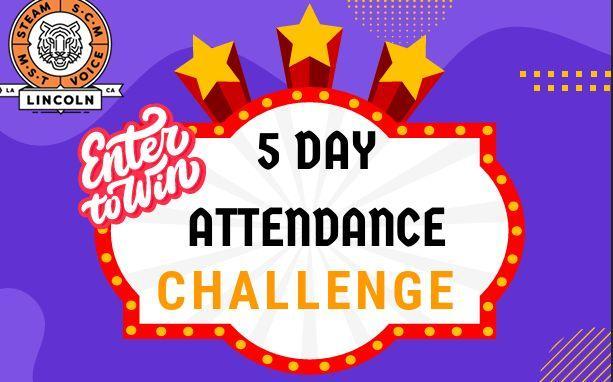 5 Day Attendance Image