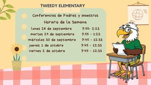 Conferencias para padres- horario