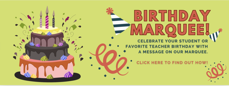 Birthday Marquee