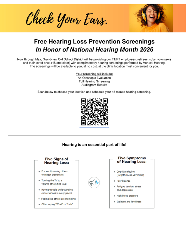 hearing screening flyer