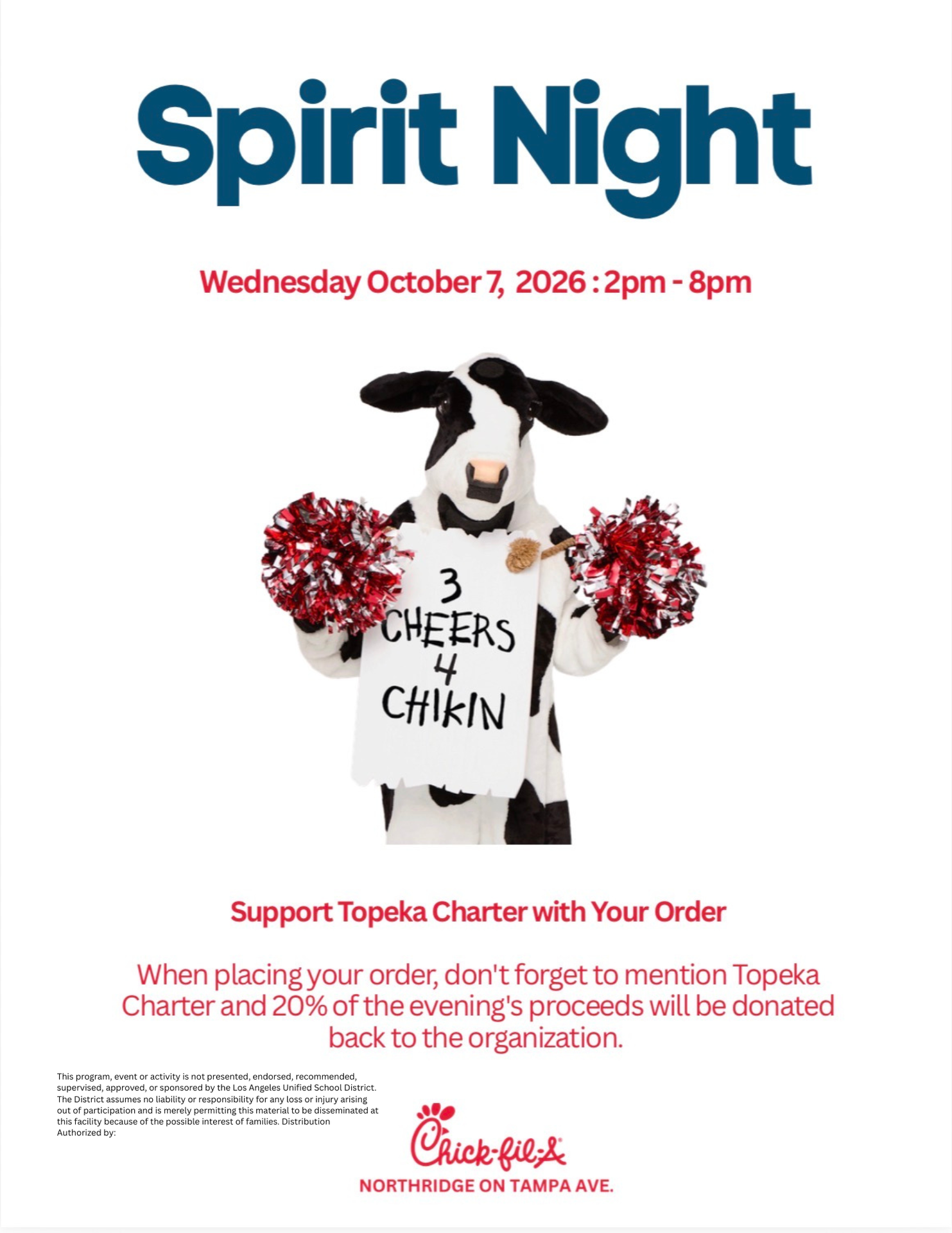 Dine Out Flyer