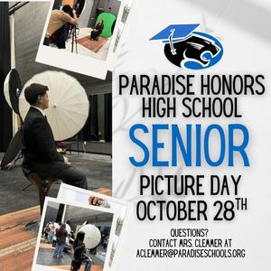 senior picture day flyer