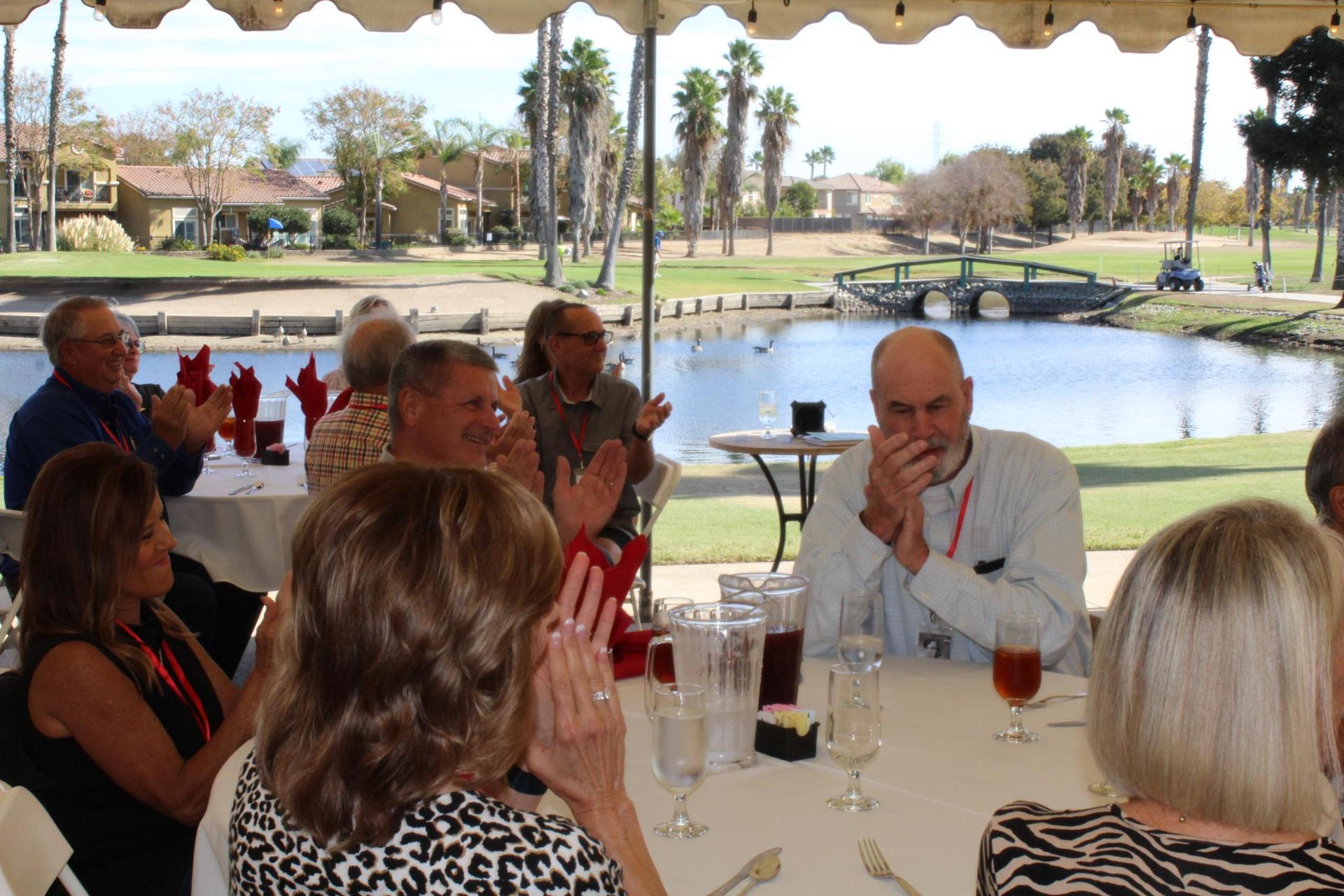 Members of the class of 1971 at their 50 year reunion