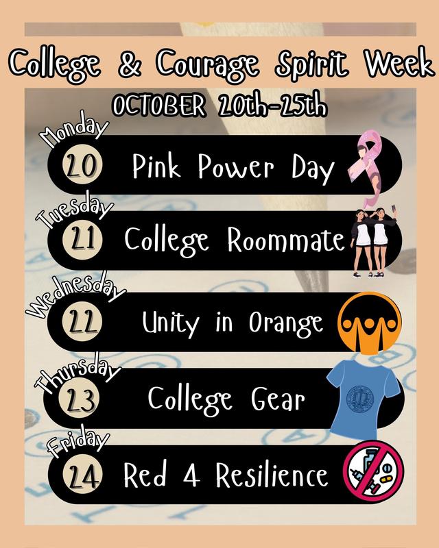 College and Courage Spirit Week