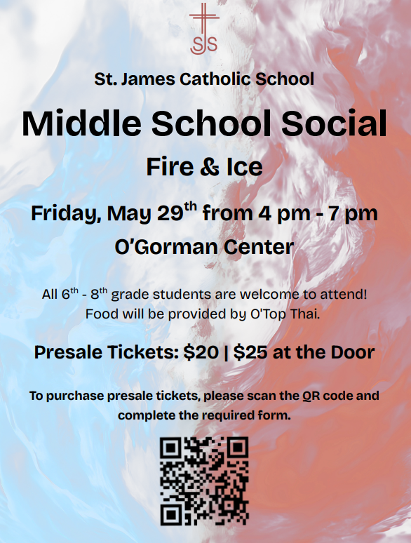 Middle School Social - Fri. May 29th Featured Photo
