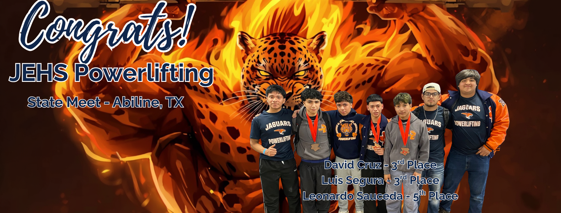 Congrats - JEHS Powerlifting