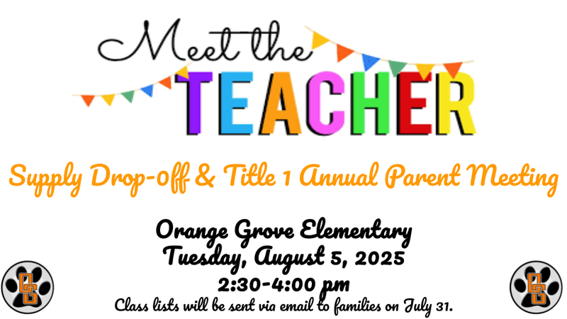 Elementary "Meet the Teacher"