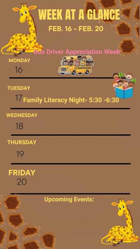 week at a glance