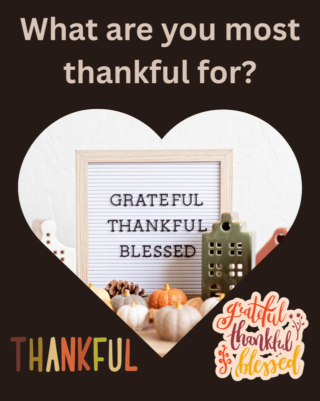 What are you thankful for?
