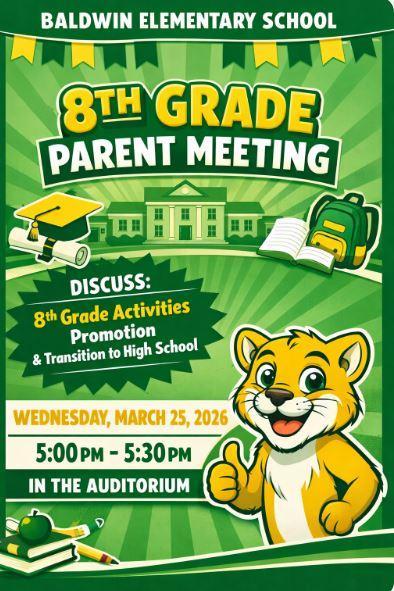 8th Grade Parent Meeting Featured Photo