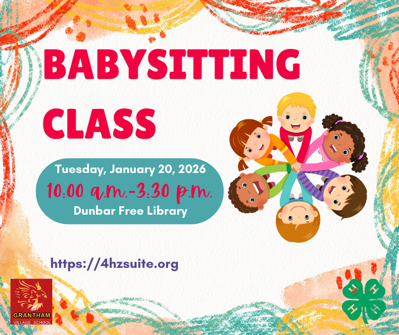 Babysitting class January 20, 2026