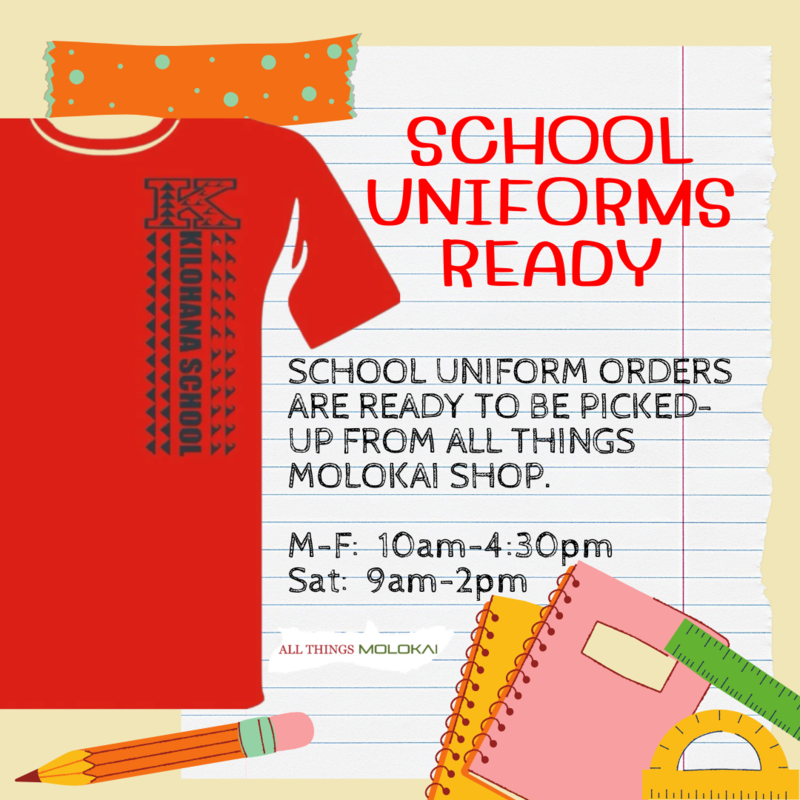 School Uniform Orders READY Featured Photo