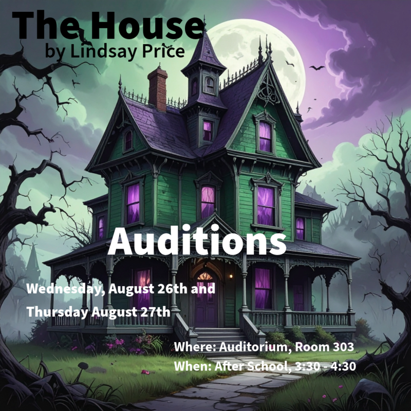 The house audition flyer