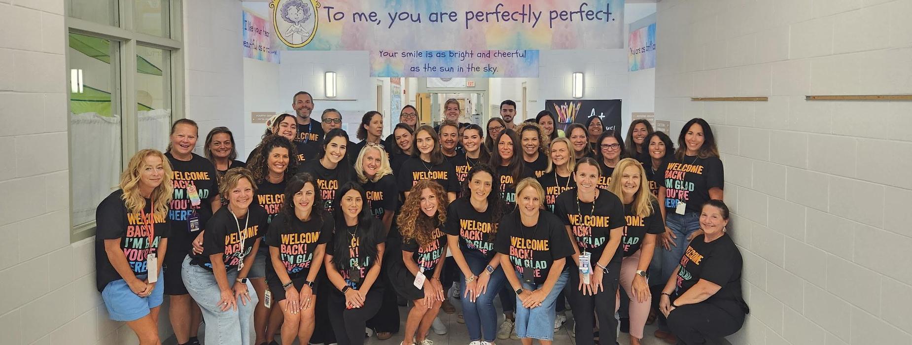 Orchard Farms staff welcome back picture