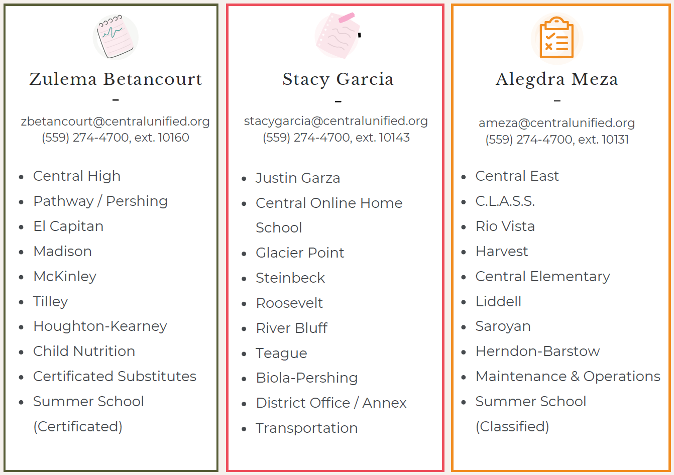 Salary Schedules (Certificated) – Certificated Staff Resources – Central  Unified School District