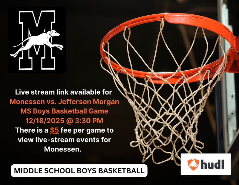 Monessen vs. Jefferson Morgan-MS Boys Basketball Game-12/18/2025 @ 3:30 PM Featured Photo