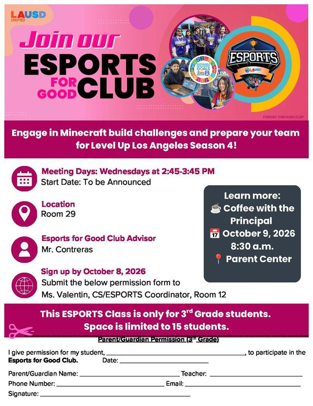 Esports for Good clubs