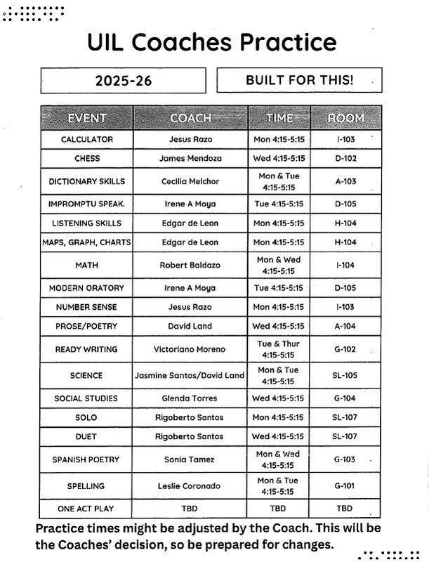 uil teams