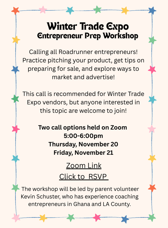 Winter Trade Expo - Entrepreneur Prep Workshop - Nov. 20 & 21