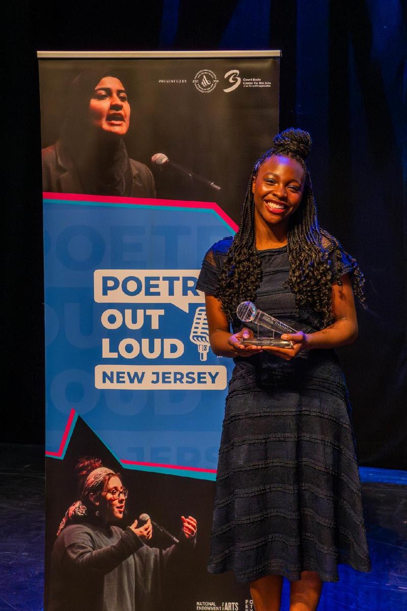 TRINITY HALL SENIOR JOY OGUNSAKIN NAMED POETRY OUT LOUD STATE CHAMPION, ADVANCES TO NATIONAL COMPETITION