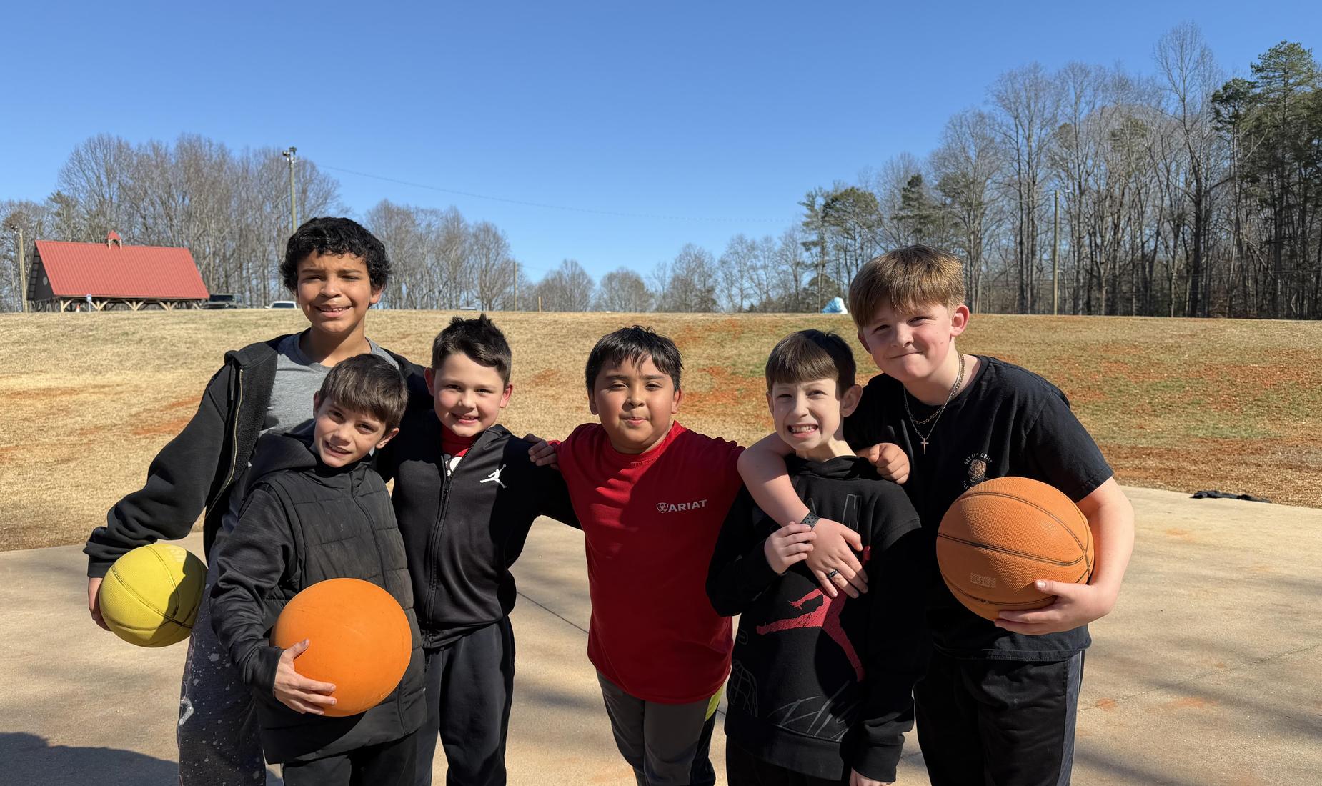 basketball at recess