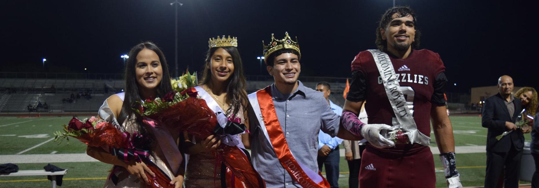 GHHS Homecoming King, Queen, Princess and Prince