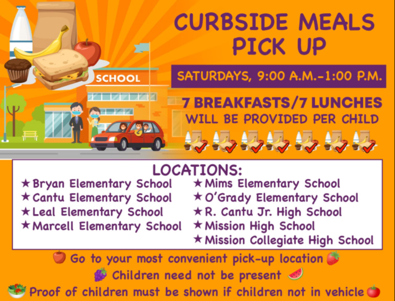 Curbside Meal Pickup Locations Updated Featured Photo