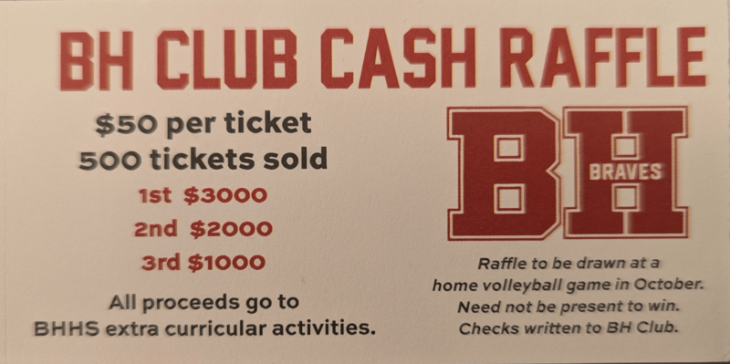 BH Raffle Ticket
