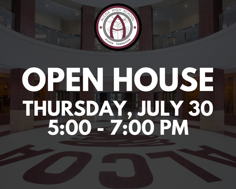 open house is thursday, july 30 from 5 to 7 pm
