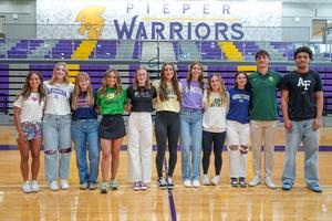 Pieper High School athletes for signing day Nov. 12