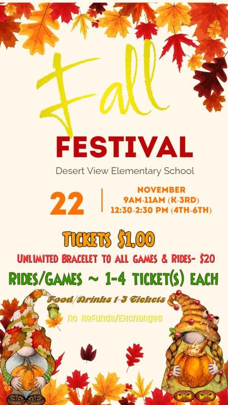 Fall Festival | Desert View Elementary School