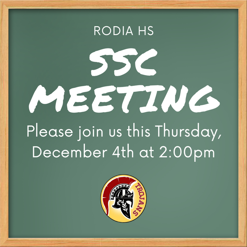 SSC Meeting Flyer