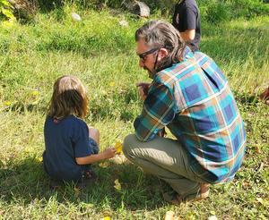 James Fitzpatrick with student