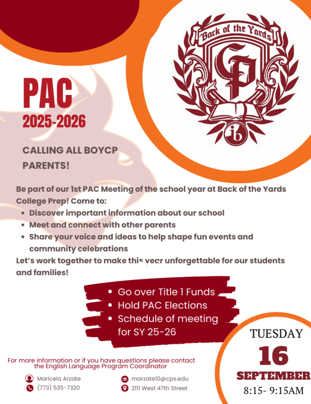 Parent Advisory Council Meeting