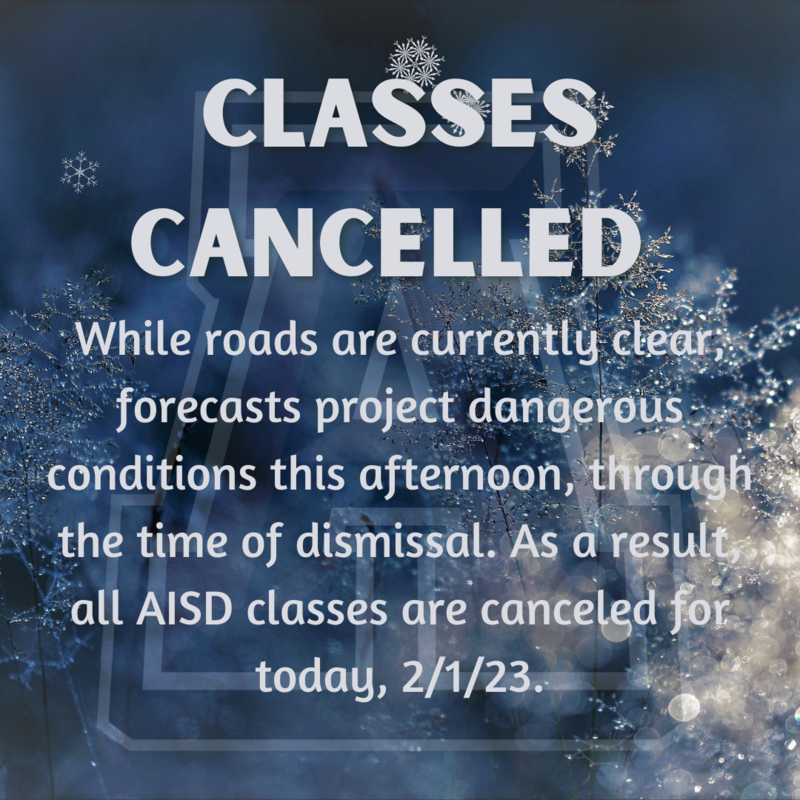 Classes Cancelled For February 1, 2023 Featured Photo