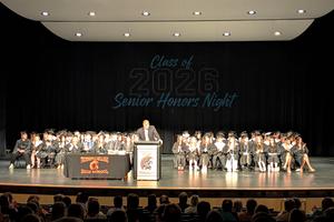 TKHS Class of 2026 seated for Honors Night.
