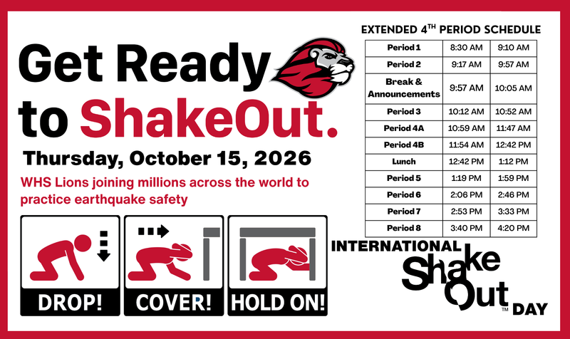 shake out schedule