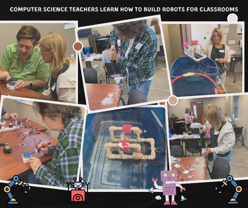 computer Science teacher learn robots