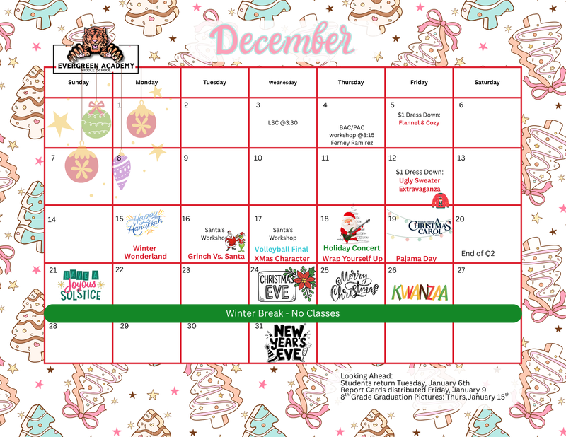 December calendar