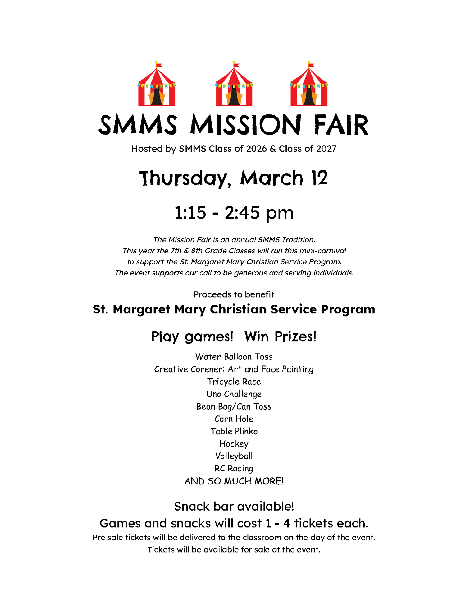 SMMS mission fair information
