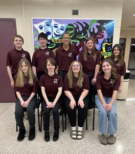 Group photo of the AAJHS Winter Concert participants