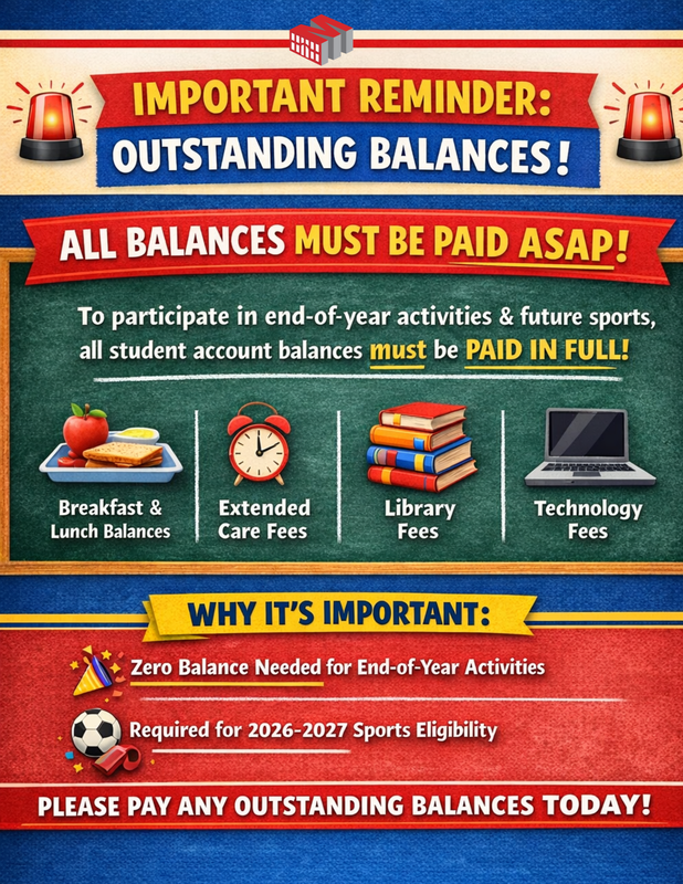 TMSA Reminder: Clear Student Account Balances for End-of-Year Activities and 2026–2027 Sports Eligibility Featured Photo