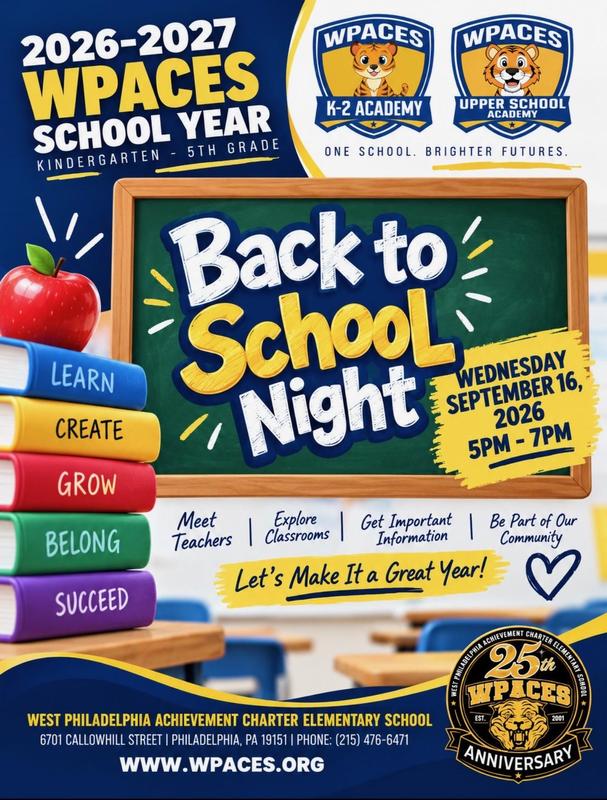 📚✨ WPACES Back to School Night! ✨📚 Featured Photo