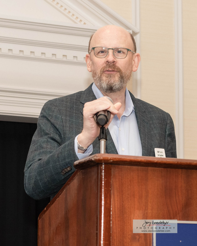 Head of School Kirk making a speech