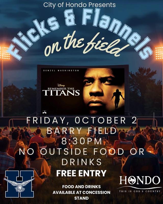 Flicks & Flannels on the Field Flyer