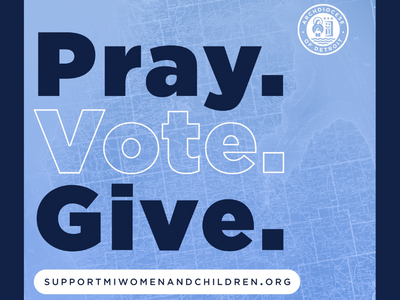 Pray. Vote. Give Featured Photo