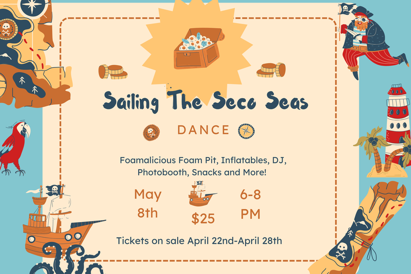 Our dance will feature Foamalicious Foam Pit, Inflatables, DJ, Photobooth, Snacks, and more! Tickets are on sale from now until April 28th. Tickets can be purchased at the ASB Window (cash, card, check, and Apple/Google Pay) or online on the ASB Webstore.   Students are encouraged to wear clothing appropriate for the activities available. Please note that the Foamalicious Foam will get clothing and hair damp.   Sign-ups for chaperones will go out next week.   Please note that students who are on the Loss of Privilege List due to excessive tardies or behavior are not eligible to purchase a ticket.  Tickets are non-transferable, and no refunds are available.