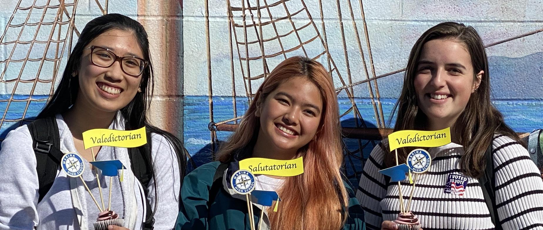 Class of 2020 Valedictorians and Salutatorian