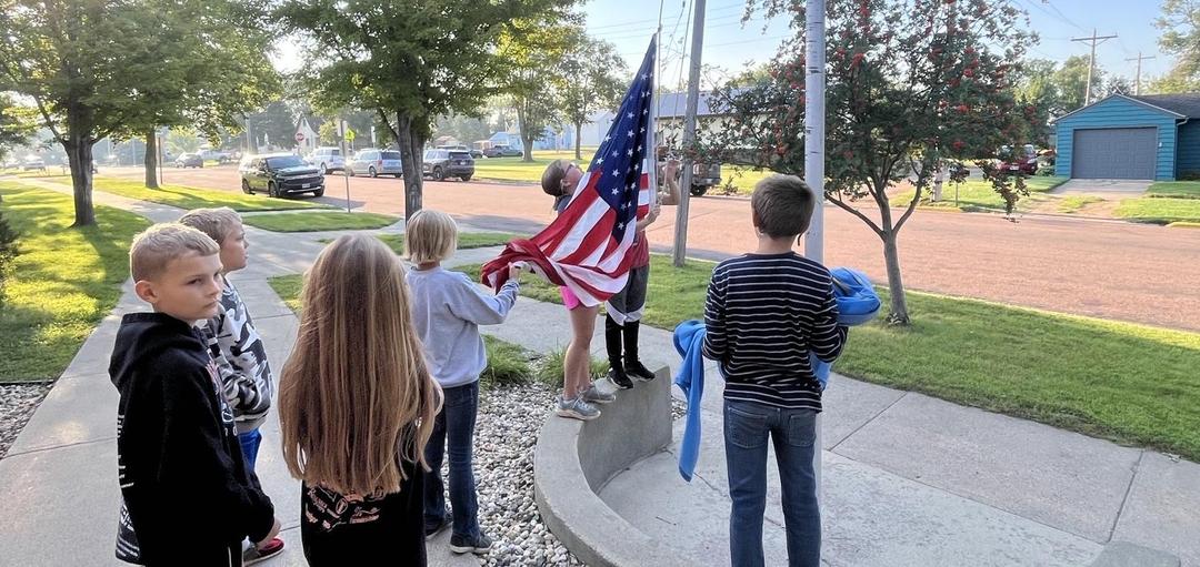 Elementary Flag Etiquette