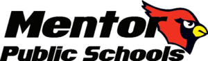 Mentor Public Schools logo featuring a cardinal bird.